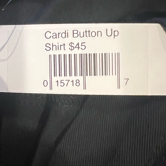 Women Cardi Button Up Short Sleeve Shirt - Picture 3 of 3